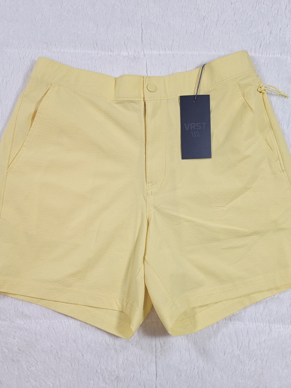 VRST Lightweight Yellow Hybrid Shorts for Men